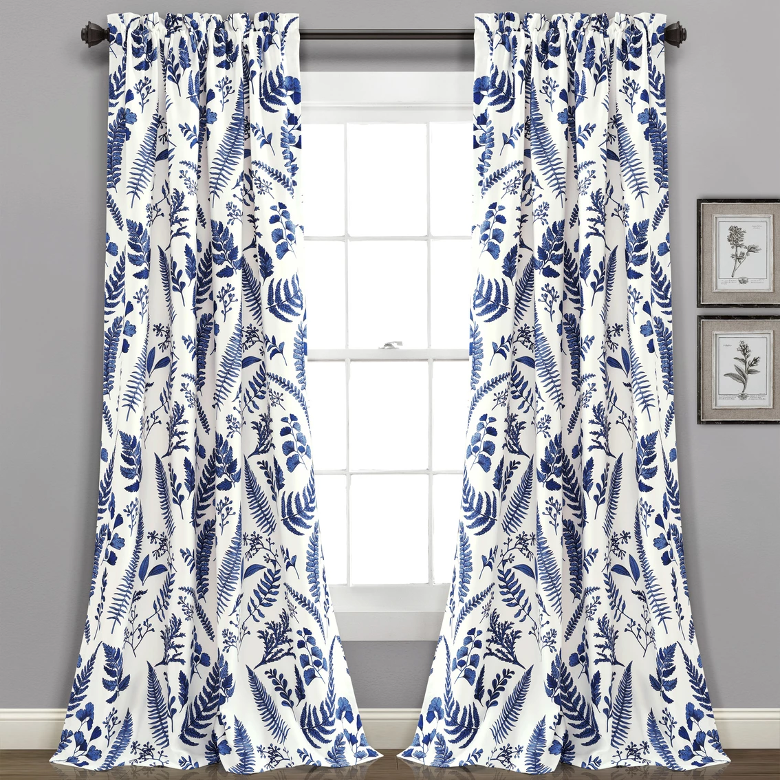 Hot Sale ๐ Lush Decor Devonia Allover Room Darkening Window Curtain Panels 2 Pc. Set ๐