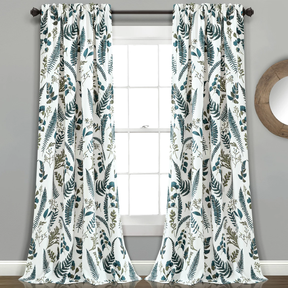 Hot Sale ๐ Lush Decor Devonia Allover Room Darkening Window Curtain Panels 2 Pc. Set ๐ - Image 3