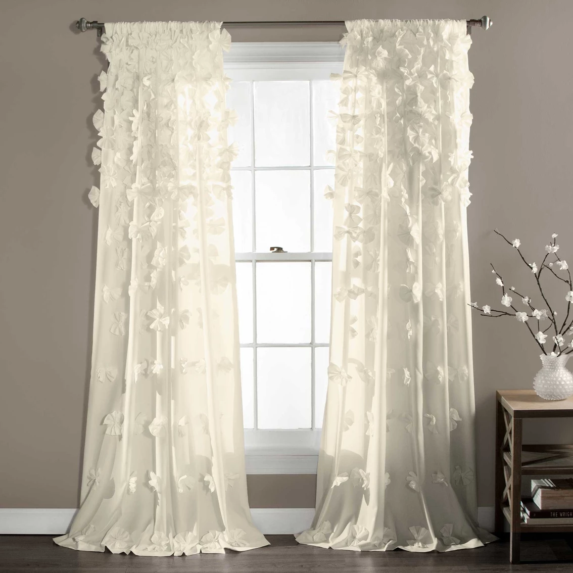 Deals ๐ Lush Decor Riley Single Window Curtain Panel โญ