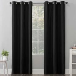 Best reviews of ❤️ Sun Zero Cyrus Thermal 100% Blackout Back Tab Curtain Panel 💯