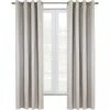 Promo ✔️ Commonwealth Home Fashions Shadow 84 X 52 In. Grommet Top Blackout Curtain Panel 😀
