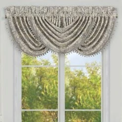 Buy ✨ J. Queen New York Aidan Spa Window Waterfall Valance 🎉