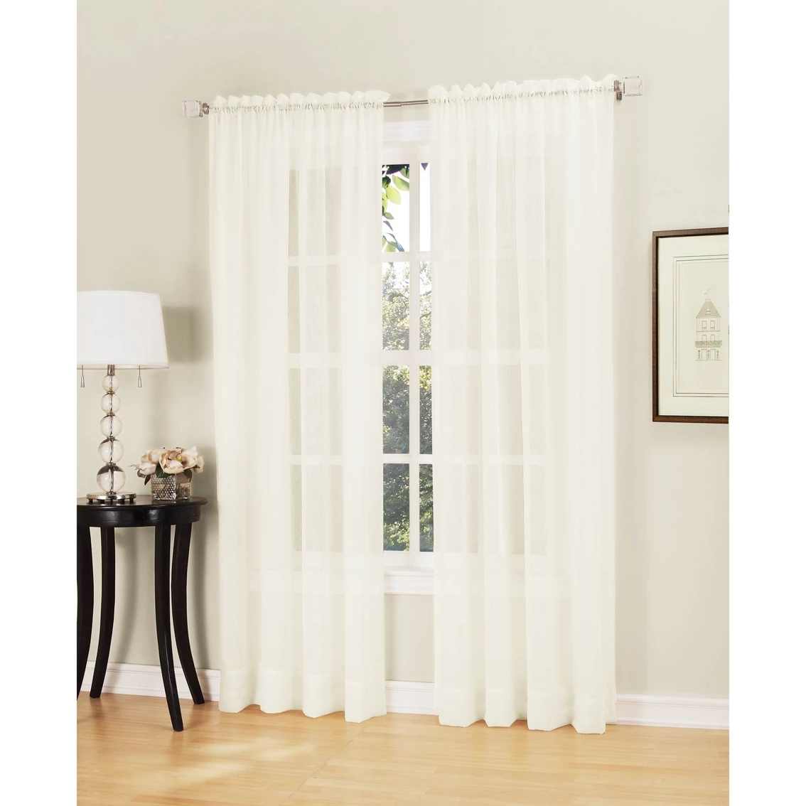 Wholesale π No. 918 Erica 51 X 84 Crushed Voile Curtain Panel π 4 Wholesale π No. 918 Erica 51 X 84 Crushed Voile Curtain Panel π - Image 4