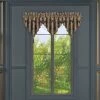 Coupon 🛒 Five Queens Court Bristol Indigo Window Ascot Valance 🎁