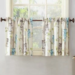 Best deal 👍 No. 918 Hoot Rod Pocket Window Tier Pair, 56 X 24 🥰