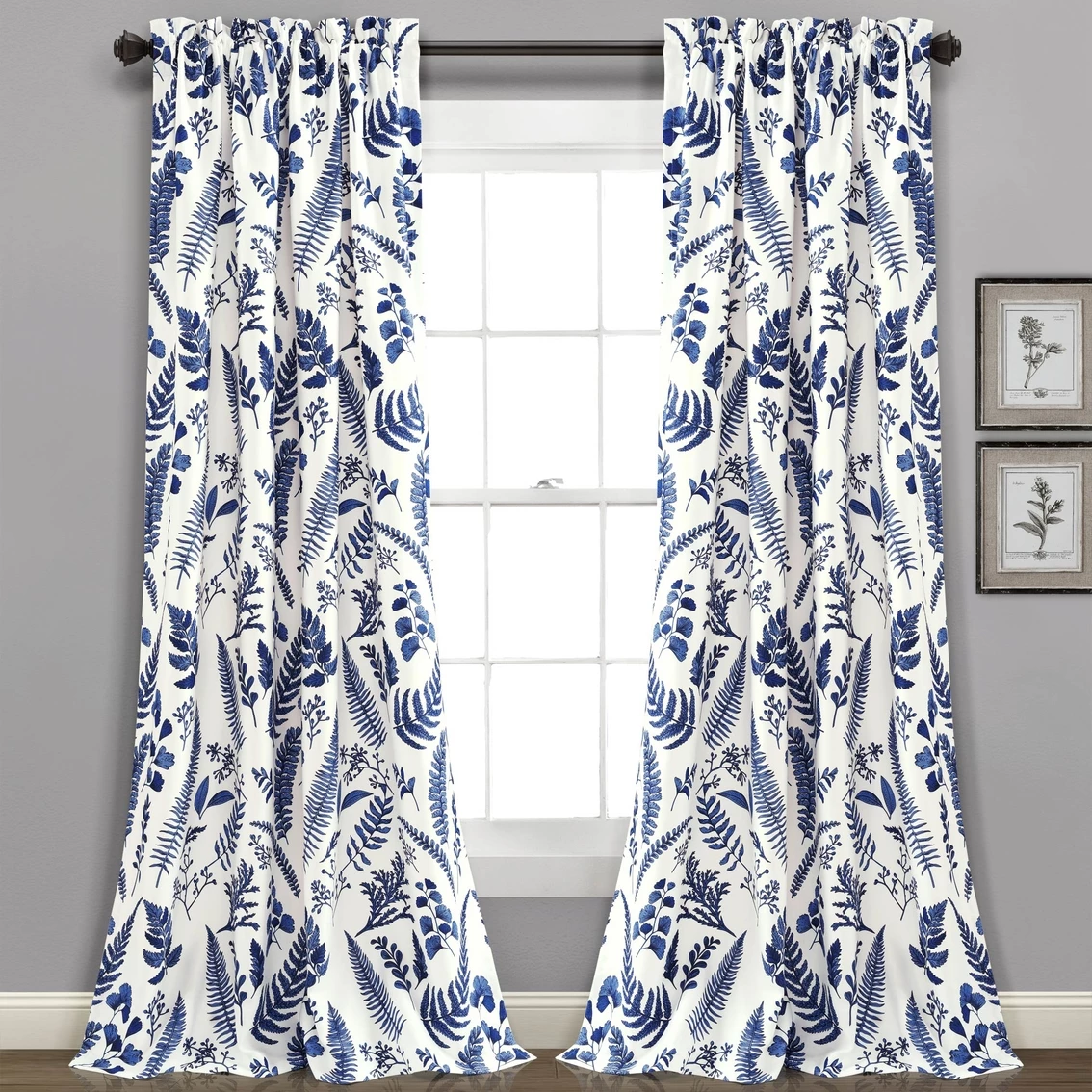 Deals ✨ Lush Decor Devonia Allover Room Darkening Window Curtain 52x84 In. 2 Pc. Set ⌛