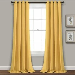 Buy 🤩 Lush Decor Dolores Insulated Grommet Blackout Curtains 52 X 95 In. 2 Pc. Set 🥰