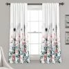 Deals ❤️ Lush Decor Zuri Flora Room Darkening Window Curtain Panels Set 👏