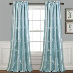 Coupon 😍 Lush Decor Bird On The Tree Room Darkening Window Curtain Panels 2 Pc. Set 💯