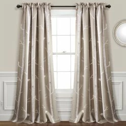 Coupon 😍 Lush Decor Bird On The Tree Room Darkening Window Curtain Panels 2 Pc. Set 💯 -J. Queen shop unnamed file 1245