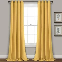 Best Pirce 🛒 Lush Decor Insulated Grommet Blackout Window Curtain Panels Set 52 X 63 🥰