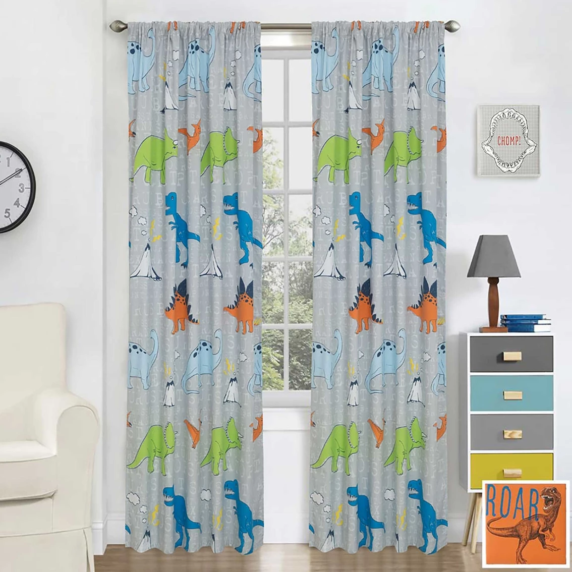 Brand new β Royale Linens Kidz Mix Dino Walk Window Panel Pair 48 X 84 In. π₯ 1 Brand new β Royale Linens Kidz Mix Dino Walk Window Panel Pair 48 X 84 In. π₯