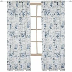 Hot Sale 👍 Levtex Home Beach Life Navy Drape Panel ✨