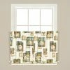 Deals ✨ Saturday Knight LTD Garden Love 57 X 36 In. Tier Window Curtains ⭐