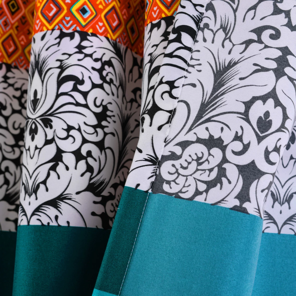 Best Pirce 🔥 Lush Decor Boho Stripe Window Curtain Panels 2 Pc. Set 👍 - Image 5