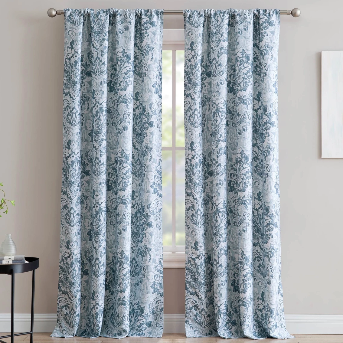 Hot Sale π 1888 Mills An Damask Single Window Curtain Panel With Rod Pocket 50 X 84 In. π€© 1 Hot Sale π 1888 Mills An Damask Single Window Curtain Panel With Rod Pocket 50 X 84 In. π€©