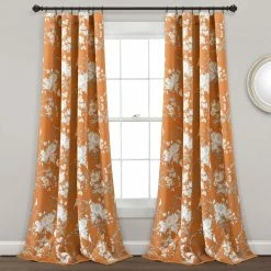 Hot Sale 👏 Lush Decor Botanical Garden Room Darkening Window Curtain Panels 2 Pc. Set ⌛