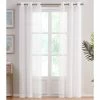 Outlet 💯 Dainty Home 3D Cut Flower Window Curtain Panels Pair 76 X 84 Or 76 X 96 👍