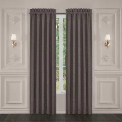 Promo 💯 J. Queen New York Flint Charcoal Window Panel Pair 84 In. 💯