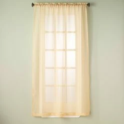 Best Sale 👍 Simply Perfect Fontana Sheer Window Curtain Panel 54 X 84 🧨