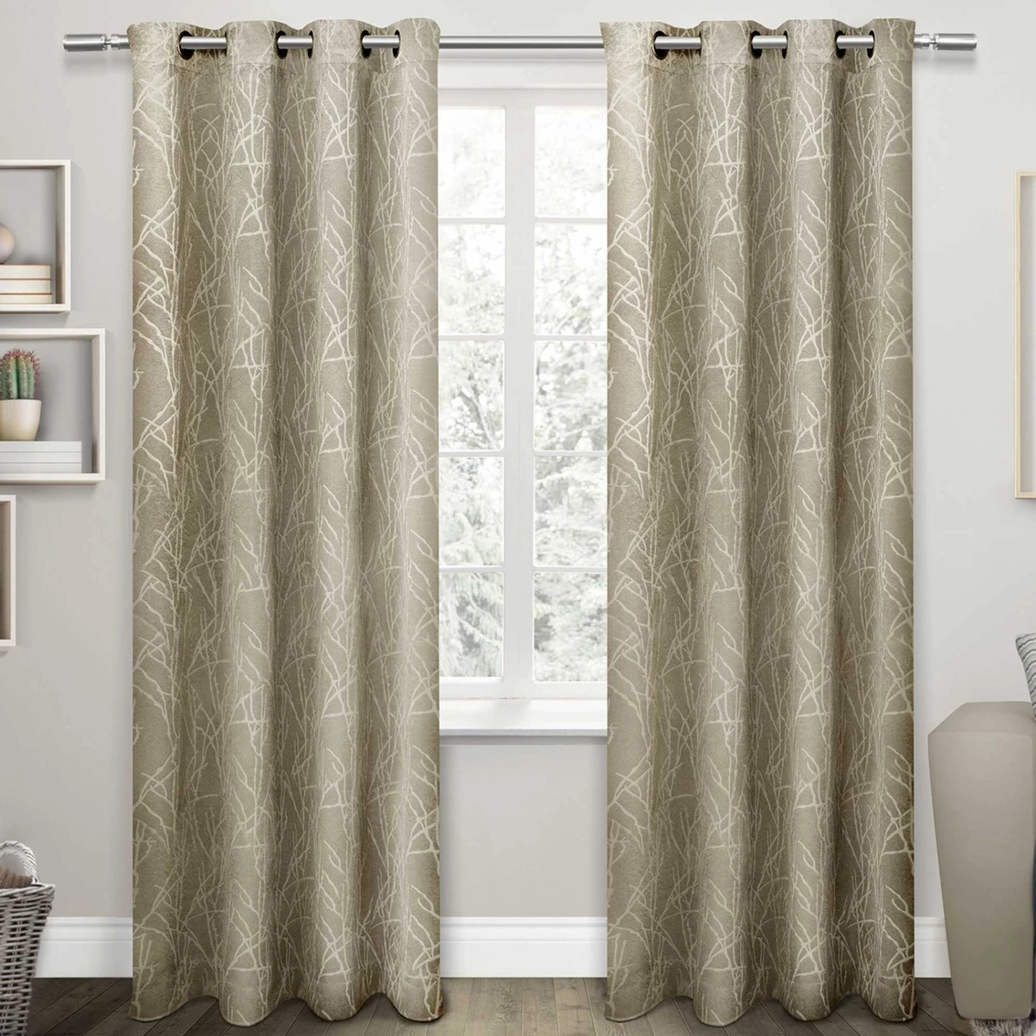 Buy π Exclusive Home Twig Blackout Grommet Top Panel Pair β¨ 2 Buy π Exclusive Home Twig Blackout Grommet Top Panel Pair β¨ - Image 2