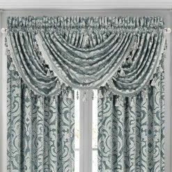 Outlet 🤩 J. Queen New York Vera Silver Window Waterfall Valance 🥰
