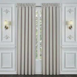 Best Sale 👏 J. Queen New York Aimee Beige 84 In. Window Panel Pair 🎉