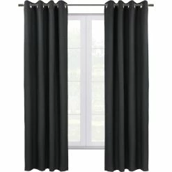 Coupon 🔥 Commonwealth Home Fashions Shadow 95 X 52 In. Grommet Top Blackout Curtain Panel ✨ -J. Queen shop unnamed file 167