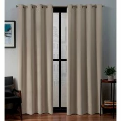 Best Pirce โค๏ธ Exclusive Home Sateen Woven Blackout Grommet Top Window Panels 52 X 108 In. 2 Pk. ๐งจ