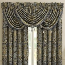 Best Sale ⭐ Five Queens Court Palmer Window Waterfall Valance 😉