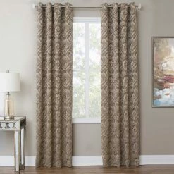 Outlet 😉 Michael Amini Batavia 50 X 84 In. Grommet Top Panel Weighted Corners 🥰