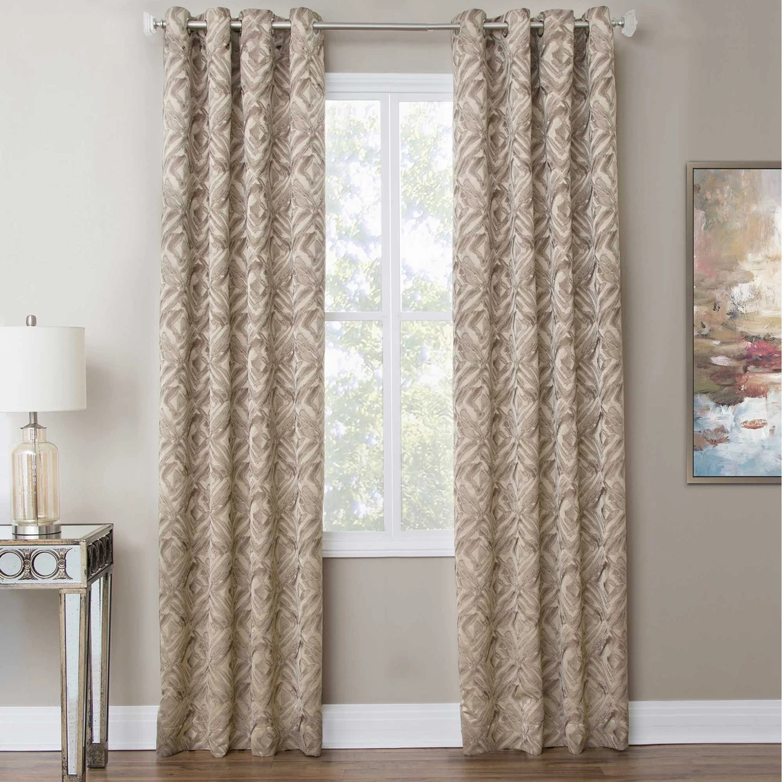 Outlet π Michael Amini Batavia 50 X 84 In. Grommet Top Panel Weighted Corners π₯° 2 Outlet π Michael Amini Batavia 50 X 84 In. Grommet Top Panel Weighted Corners π₯° - Image 2