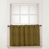 Outlet 😀 No. 918 Montego 56 X 36 Grommet Tier Curtain Pair 🤩