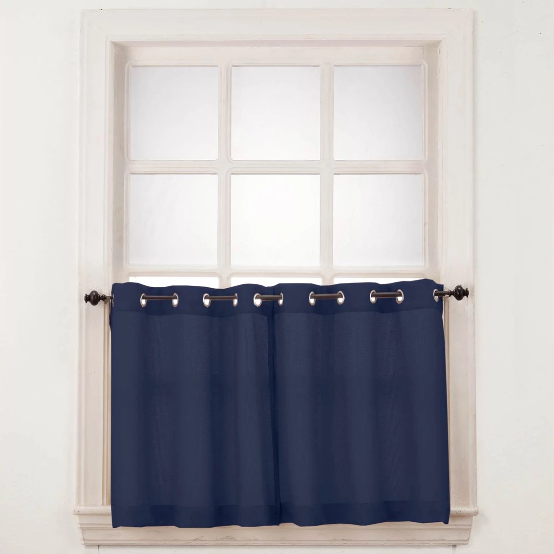 Outlet π No. 918 Montego 56 X 36 Grommet Tier Curtain Pair π€© 2 Outlet π No. 918 Montego 56 X 36 Grommet Tier Curtain Pair π€© - Image 2