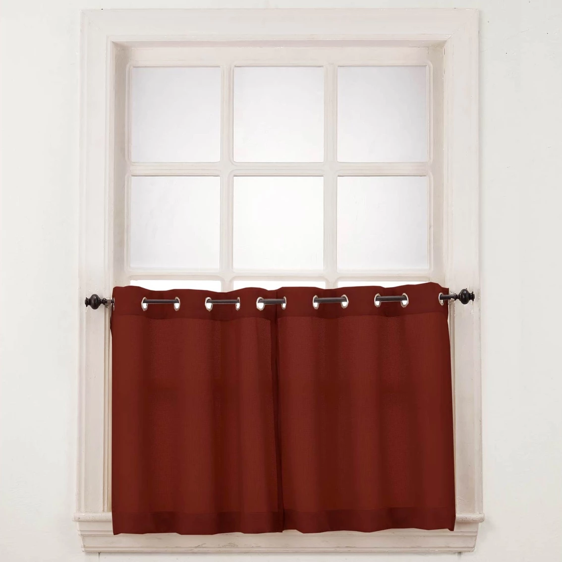 Outlet π No. 918 Montego 56 X 36 Grommet Tier Curtain Pair π€© 4 Outlet π No. 918 Montego 56 X 36 Grommet Tier Curtain Pair π€© - Image 4