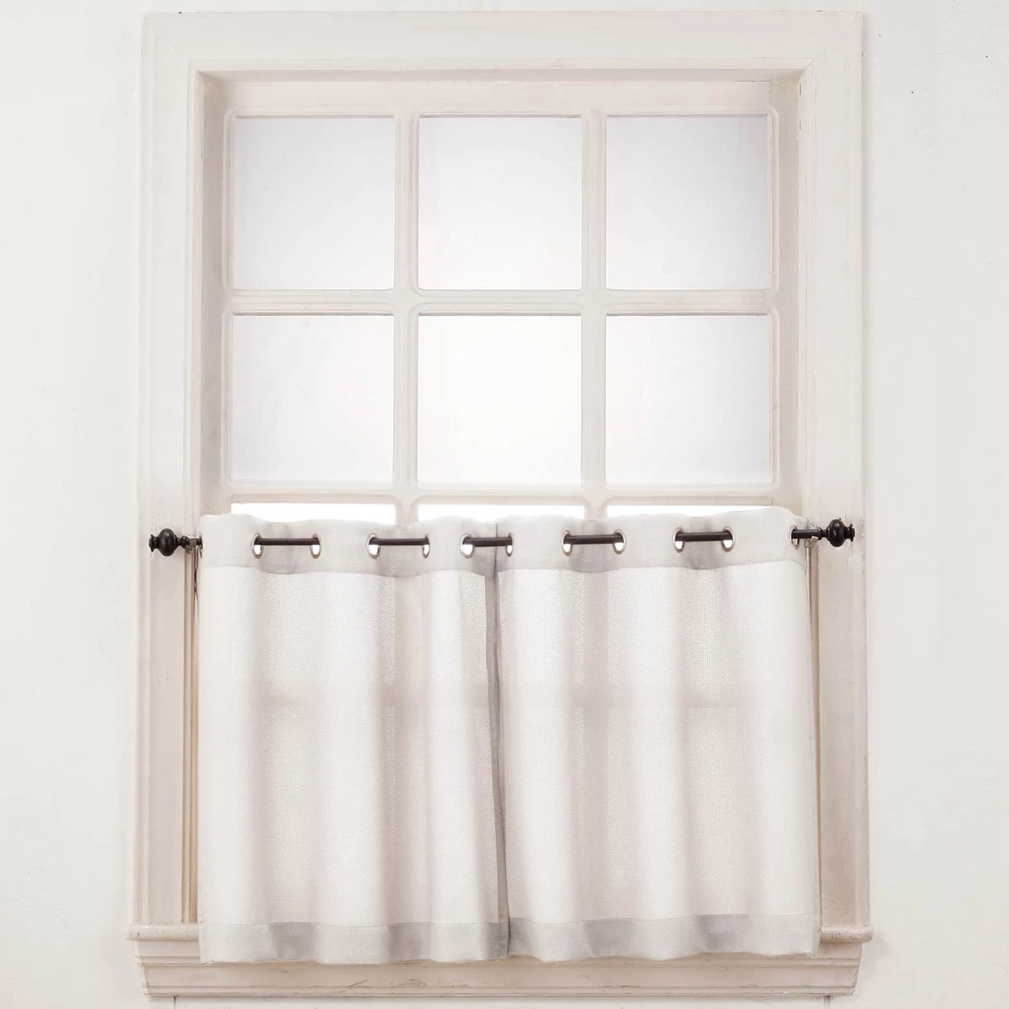 Outlet π No. 918 Montego 56 X 36 Grommet Tier Curtain Pair π€© 5 Outlet π No. 918 Montego 56 X 36 Grommet Tier Curtain Pair π€© - Image 5