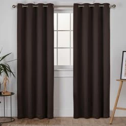 Buy 🧨 Exclusive Home Sateen Grommet Top Window Curtain Panels 52 X 96 In. 2 Pk. 👍 -J. Queen shop unnamed file 356