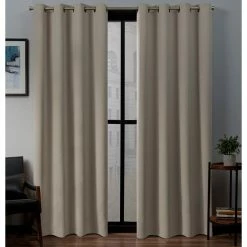 Buy 🧨 Exclusive Home Sateen Grommet Top Window Curtain Panels 52 X 96 In. 2 Pk. 👍 -J. Queen shop unnamed file 357