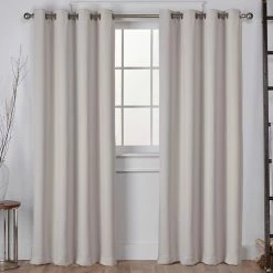 Buy 🧨 Exclusive Home Sateen Grommet Top Window Curtain Panels 52 X 96 In. 2 Pk. 👍 -J. Queen shop unnamed file 358