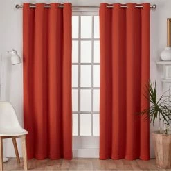 Buy 🧨 Exclusive Home Sateen Grommet Top Window Curtain Panels 52 X 96 In. 2 Pk. 👍 -J. Queen shop unnamed file 361