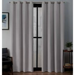 Buy 🧨 Exclusive Home Sateen Grommet Top Window Curtain Panels 52 X 96 In. 2 Pk. 👍 -J. Queen shop unnamed file 366
