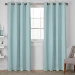 Buy 🧨 Exclusive Home Sateen Grommet Top Window Curtain Panels 52 X 96 In. 2 Pk. 👍 -J. Queen shop unnamed file 368