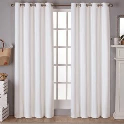 Buy 🧨 Exclusive Home Sateen Grommet Top Window Curtain Panels 52 X 96 In. 2 Pk. 👍 -J. Queen shop unnamed file 369