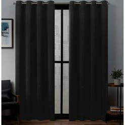 Buy 🧨 Exclusive Home Sateen Grommet Top Window Curtain Panels 52 X 96 In. 2 Pk. 👍 -J. Queen shop unnamed file 371