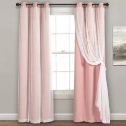 Best reviews of 😉 Lush Decor Grommet Sheer Panels With Insulated Blackout Lining 2 Pk. Curtains Set ✨ -J. Queen shop unnamed file 410