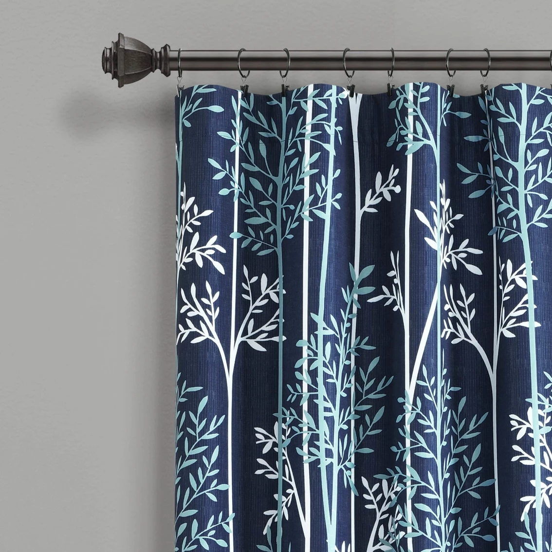 New 🎉 Lush Decor Linear Tree Insulated Rod Pocket Blackout Curtain 38x84 In. 2 Pc. Set 🛒 - Image 2