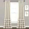 Buy 🎁 Lush Decor Allison Ruffle Window Curtain Panels 40x95 In. 2 Pc. Set 😀