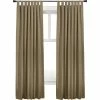 Outlet 🌟 Commonwealth Home Fashions Ventura Tab Top Blackout 84 X 52 In. Curtain Panel 2 Pk. 🌟