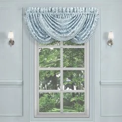 Best deal 🎉 J. Queen New York Malita Powder Blue Window Waterfall Valance 😀