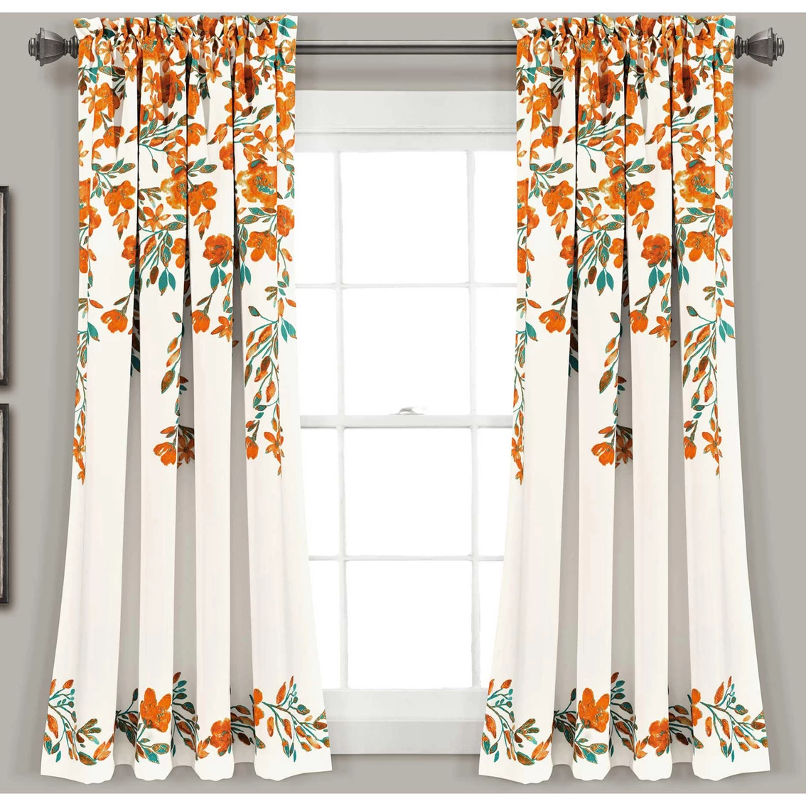 Budget ✨ Lush Decor Tanisha Room Darkening Window Curtain Panels Set 52 X 63, 2 Pk. ⌛ 2 Budget ✨ Lush Decor Tanisha Room Darkening Window Curtain Panels Set 52 X 63, 2 Pk. ⌛ - Image 2